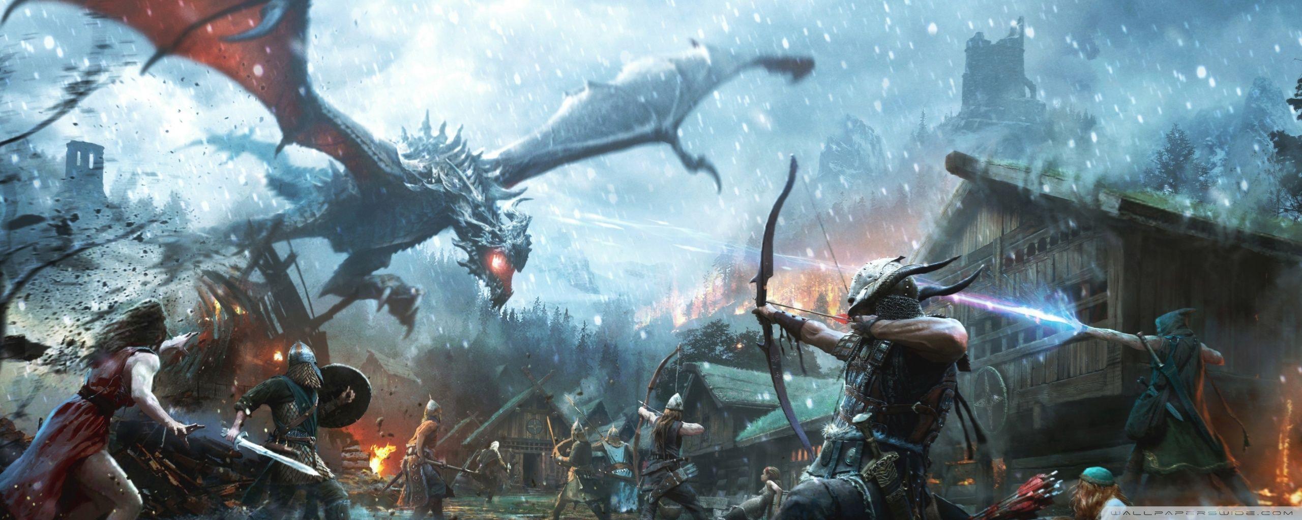 2560x1024 The Elder Scrolls Legends, Heroes of Skyrim Ultra HD Desktop
