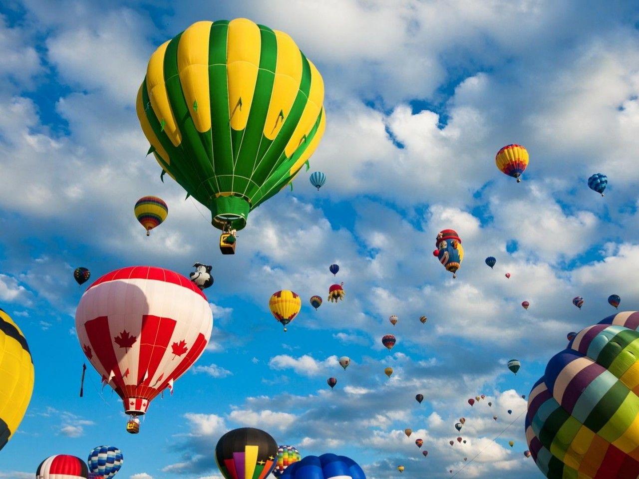 1280x960 Country Hot Air Balloons