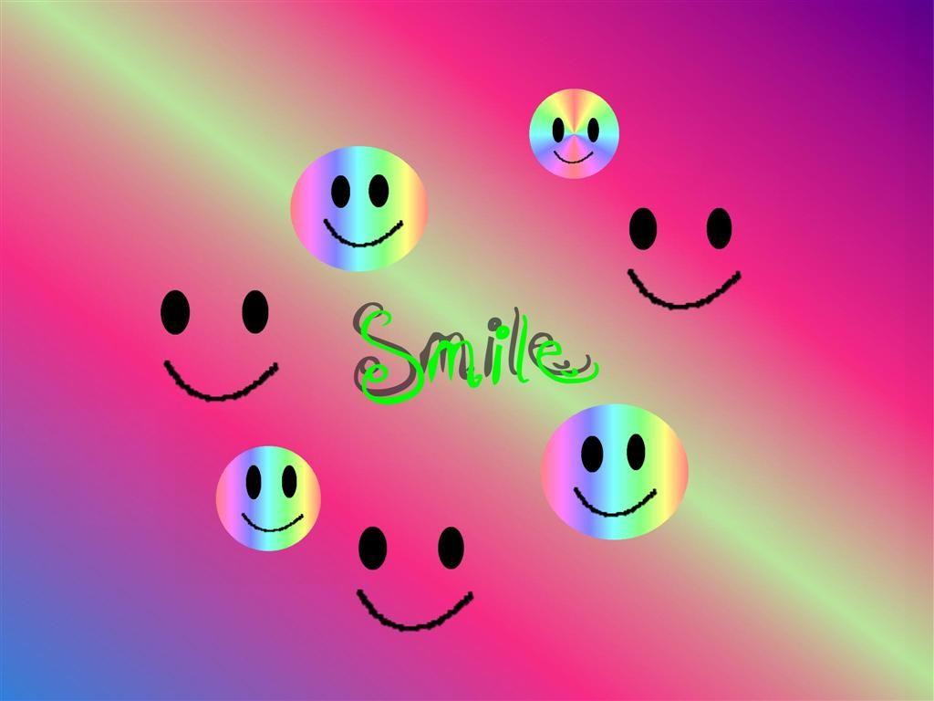 1024x768 HD Smiley Face Wallpaper