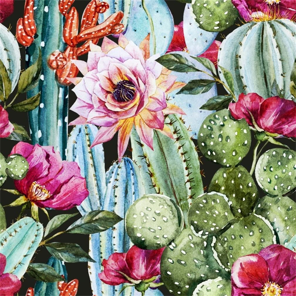 1008x1008 Amazon.com : CSFOTO 7x7ft Background for Blooming Cactus Flower