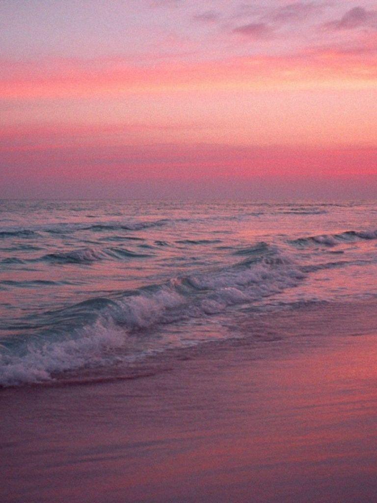 Pink Beach Sunset Wallpaper 72 images