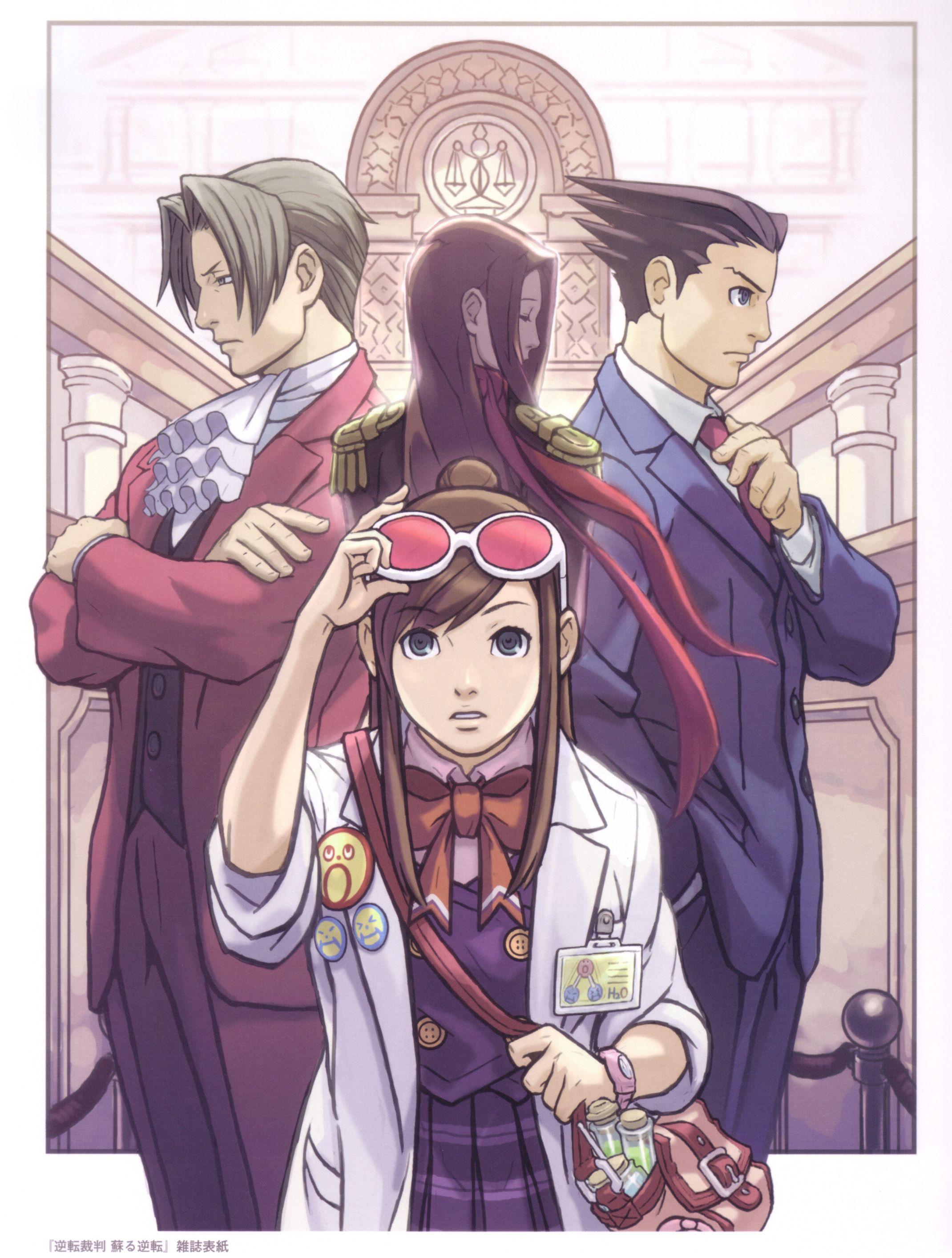 2140x2828 Gyakuten Saiban/. Video Games