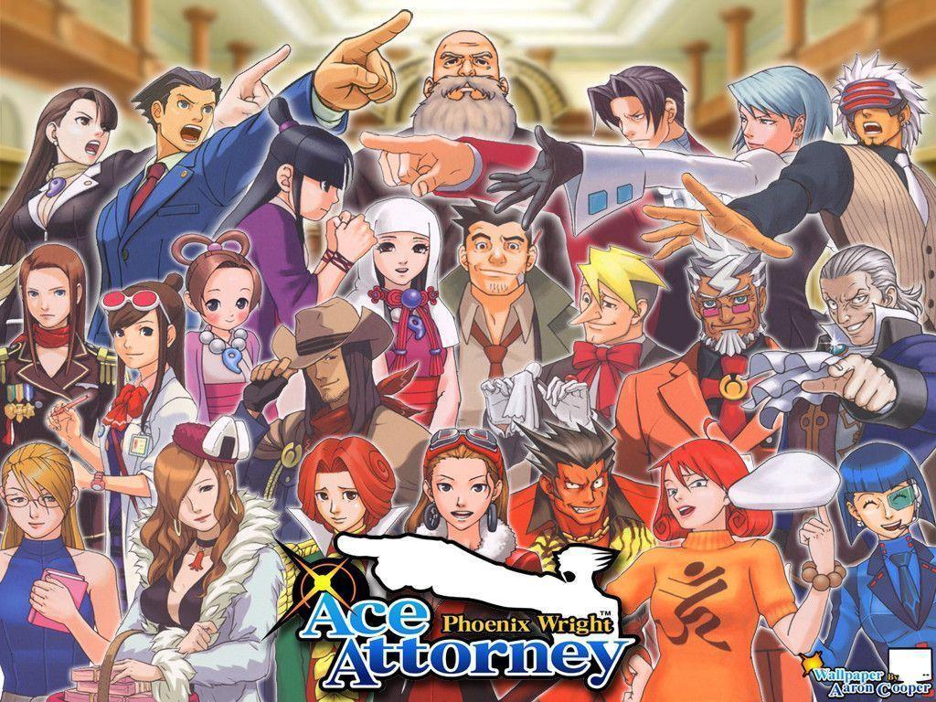 1024x768 Phoenix Wright Wallpaper