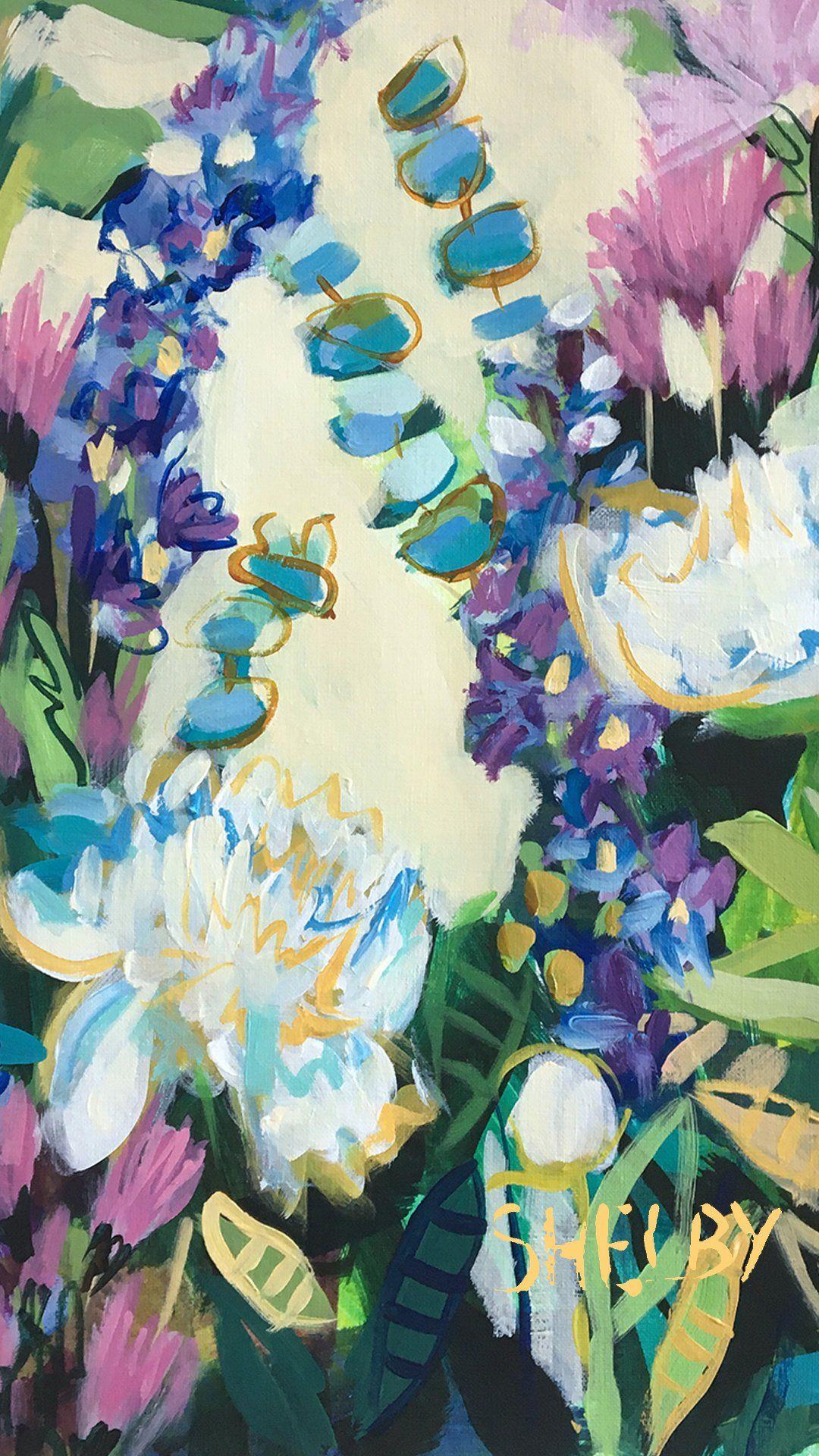 1080x1920 Free August Floral iPhone Wallpaper DILLON STUDIO