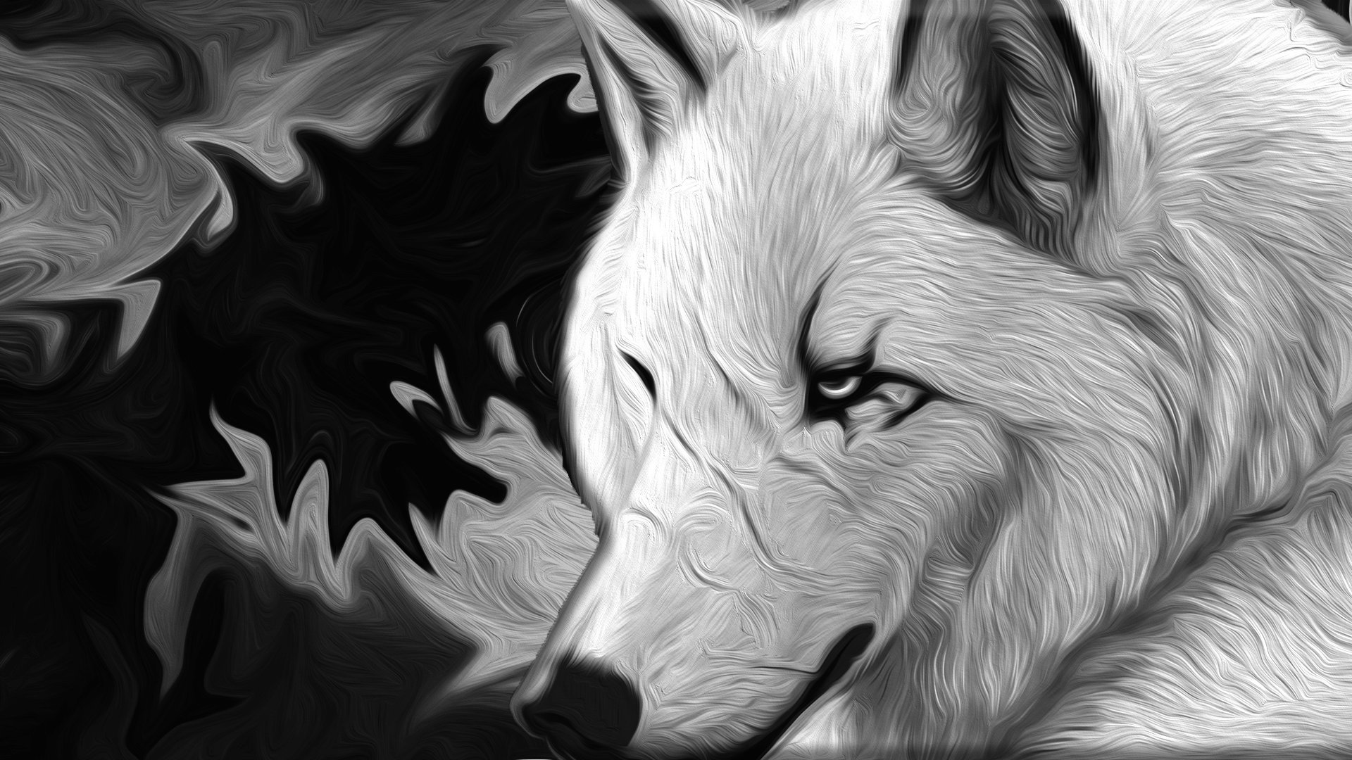1920x1080 Fantasy Wolf Wallpaper. HD Fantasy Wolf Background