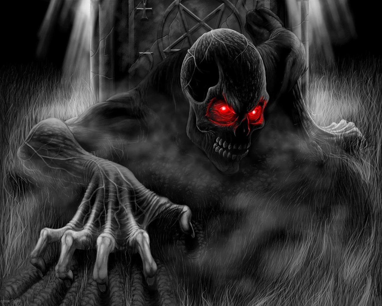 1280x1024 Nature Wallpaper: Free Scary Halloween Wallpaper 2011 12. Dark