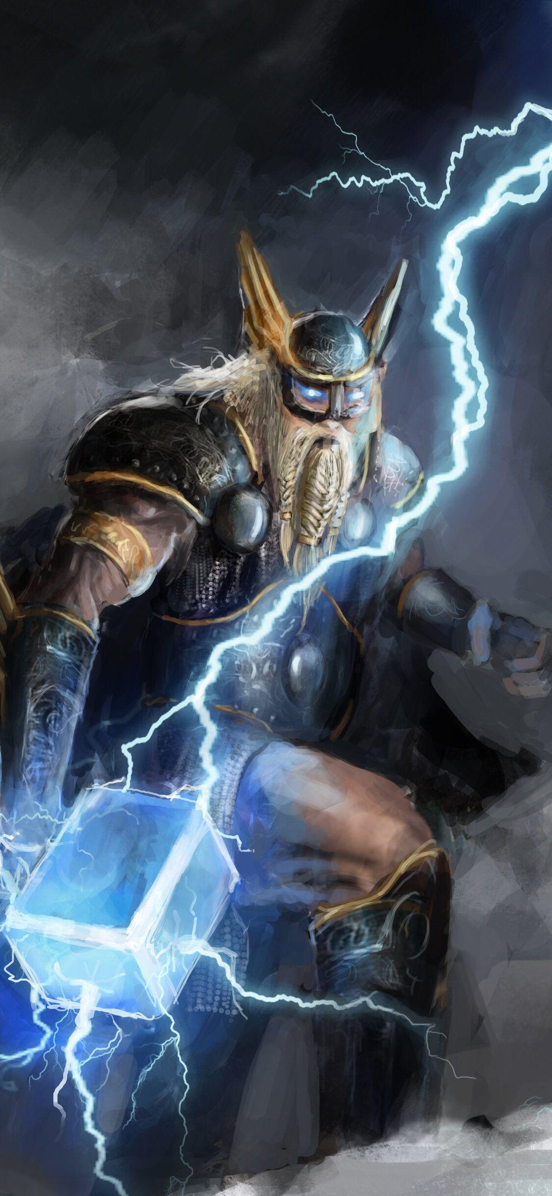 1125x2436 Norse God Of Lightning 4k iPhone XS, iPhone iPhone X