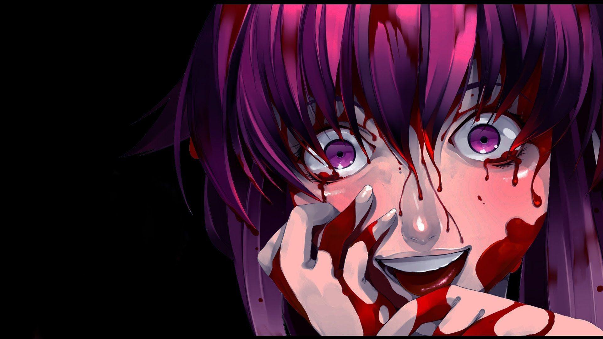 1920x1080 Mirai Nikki.. Insane Yuno. -DJ KiddBlast