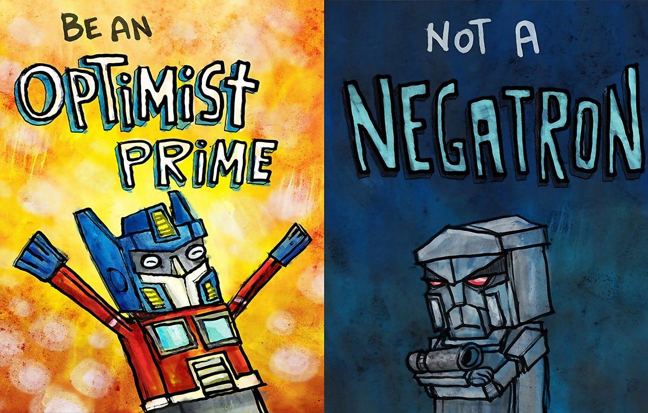 1332x850 Wallpaper figure, humor, transformers, Megatron, Optimus Prime