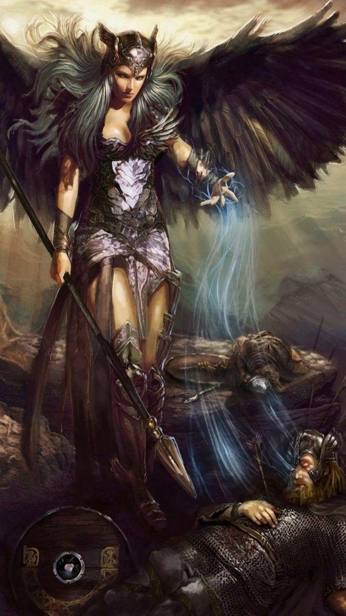700x1244 Valkyrie iPhone Wallpaper #iphone #Valkyrie #vikingsymbolswallpaper # wallpaper Valkyrie iPhone Wall. Valkyrie tattoo, Valkyrie norse, Halloween wallpaper iphone