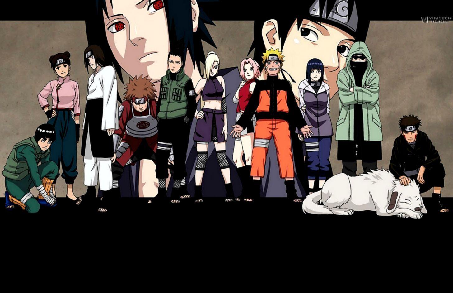 1456x940 Naruto Characters Wallpaper