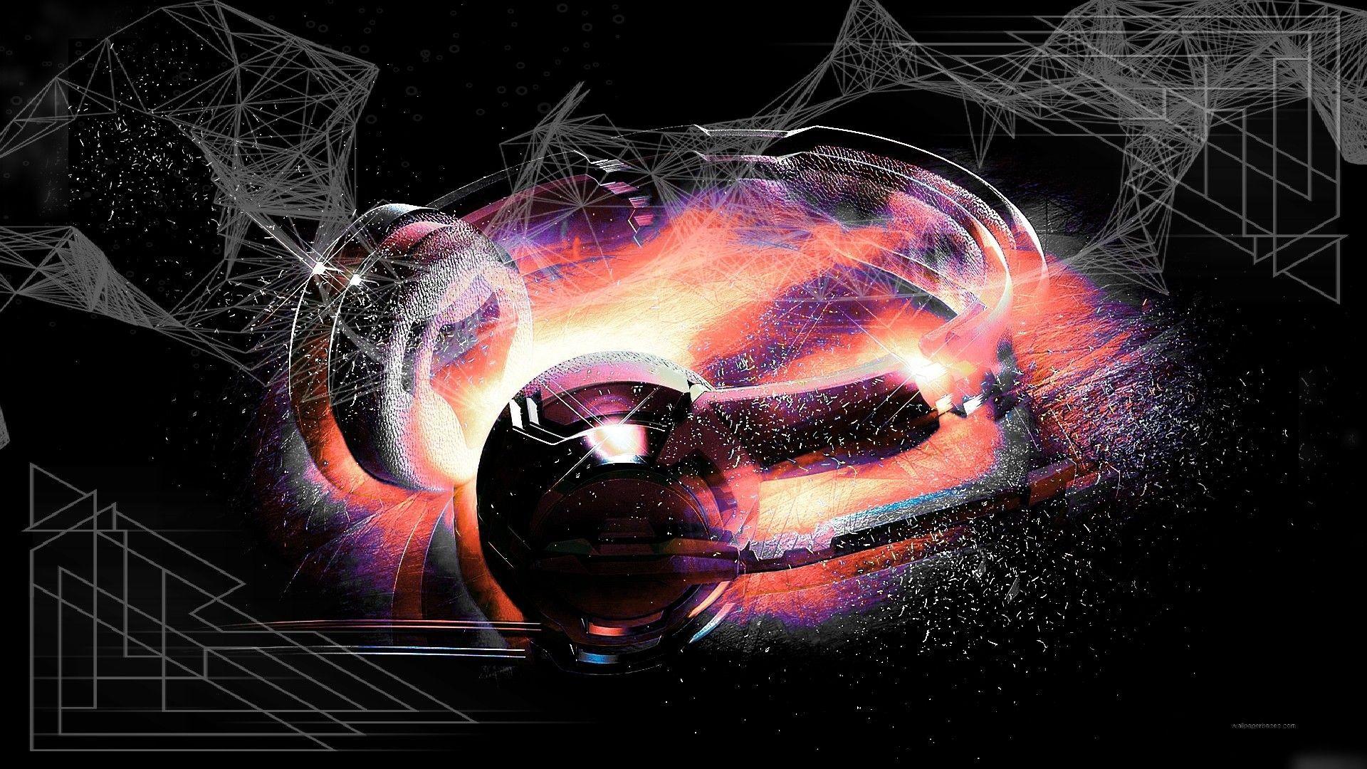 1920x1080 Abstract Headphone Wallpaper. Wallpaper Studio 10