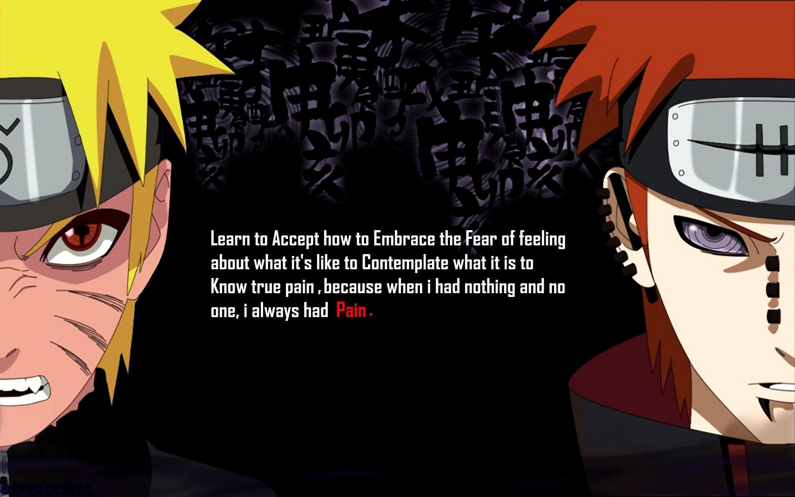 Pain Naruto Quotes Wallpapers Top Free Pain Naruto Quotes Backgrounds Wallpaperaccess