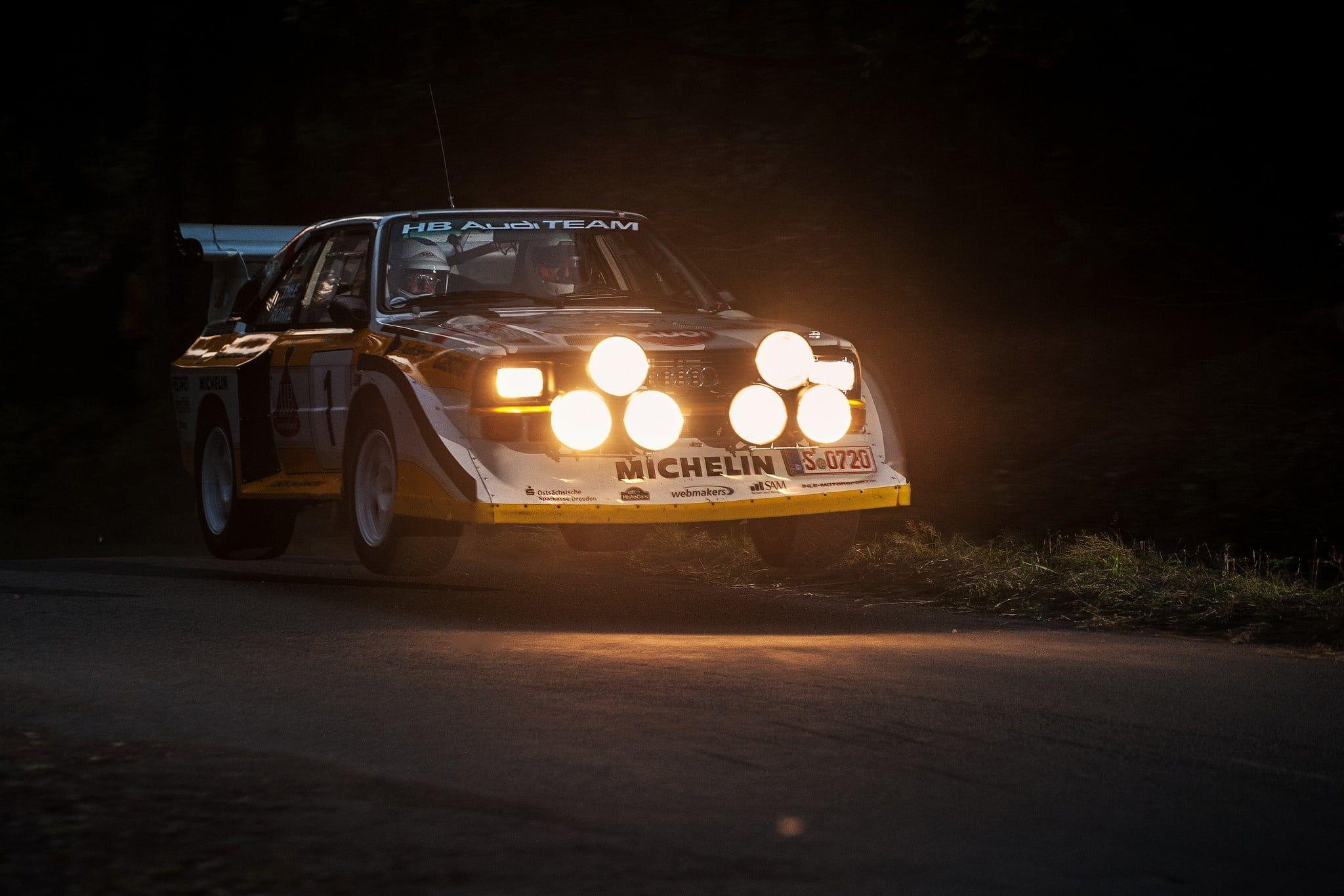 2048x1365 white and yellow Michelin car #Audi rally cars #car Audi Sport