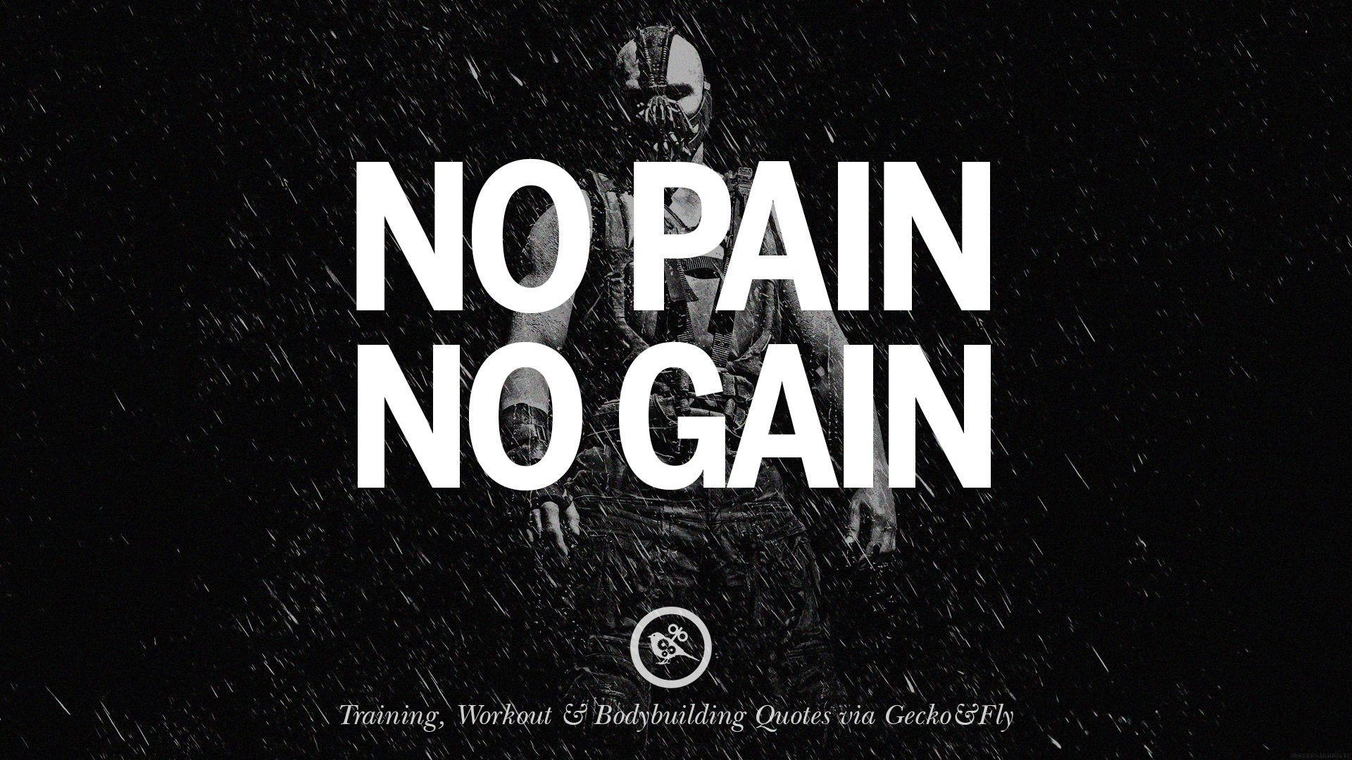 1920x1080 No Pain No Gain Wallpaper