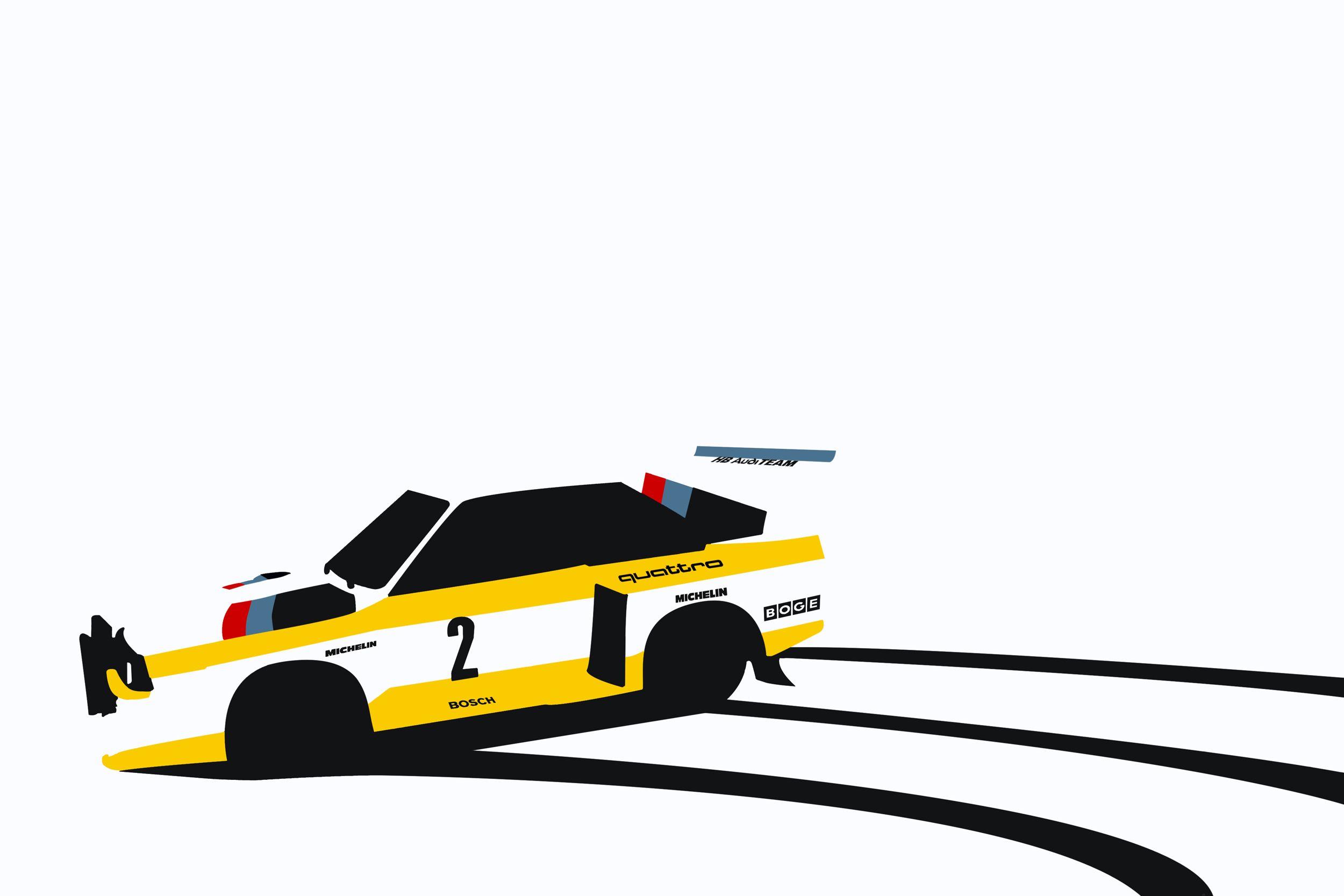 2500x1667 Audi Quattro S1 Wallpaper. Automotive artwork, Audi