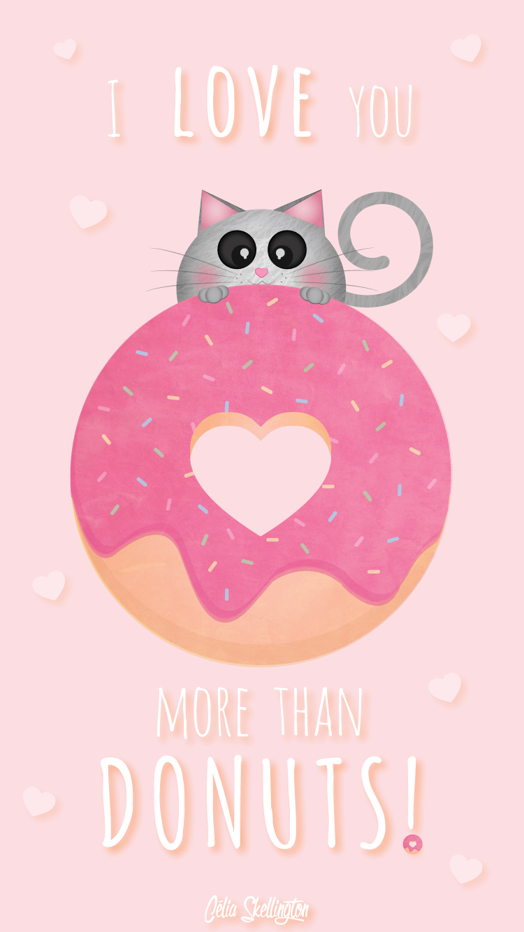 Kawaii Donut Cats Wallpapers - Top Free Kawaii Donut Cats Backgrounds - WallpaperAccess