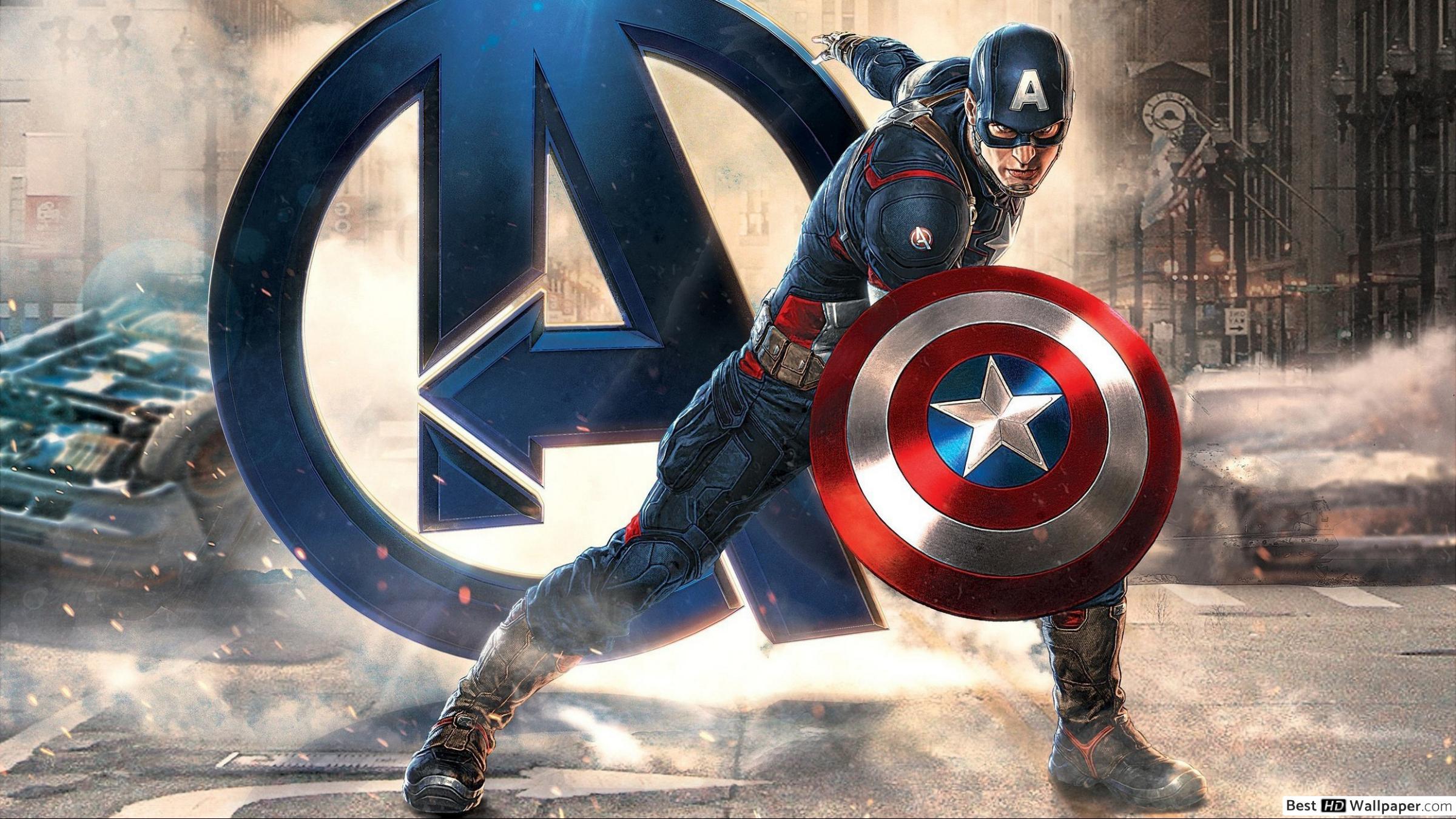2400x1350 The Avengers America HD wallpaper download