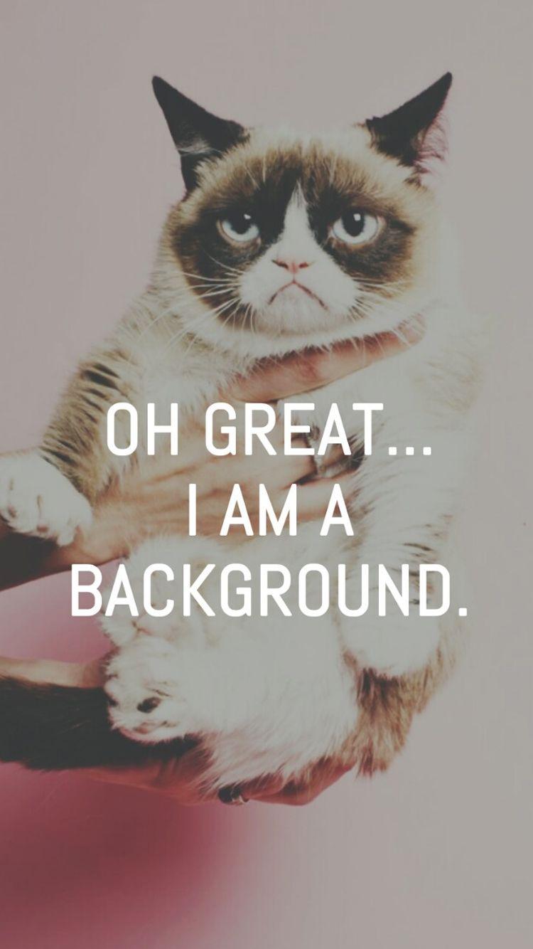 750x1334 Grumpy Cat Great I Am A Background iPhone 6 Wallpaper. Wallpers