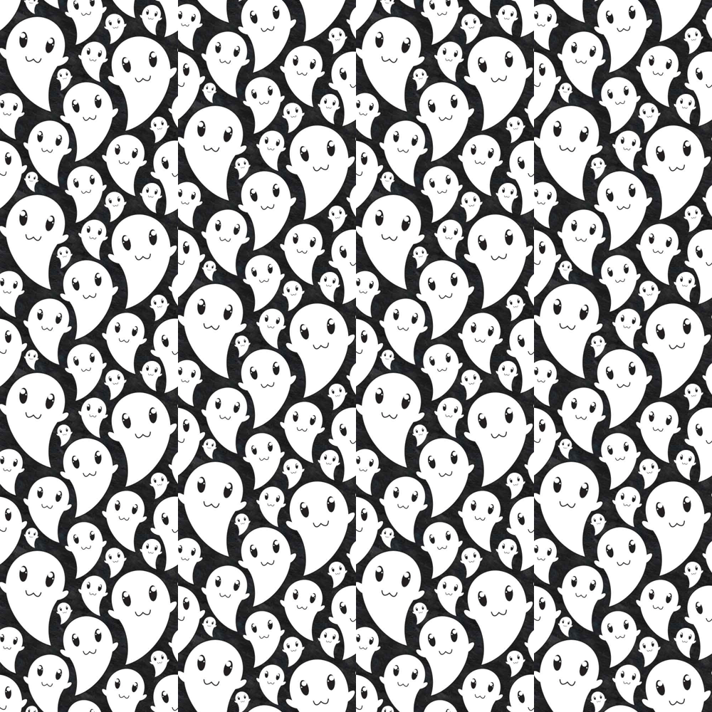 1000x1000 Cute Ghost Wallpaper
