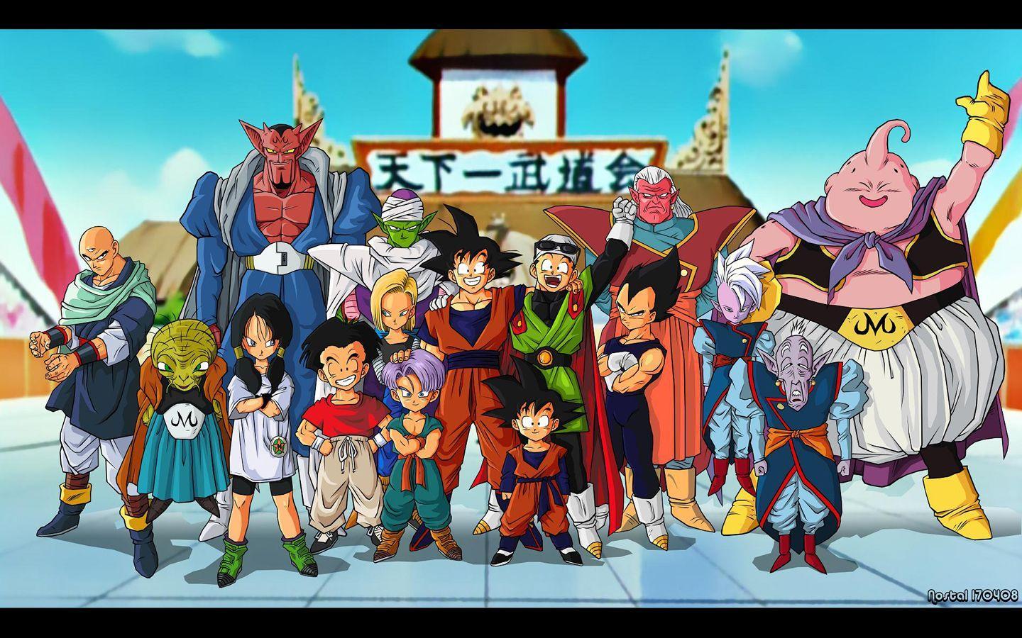 1440x900 DBZ Family Wallpaper