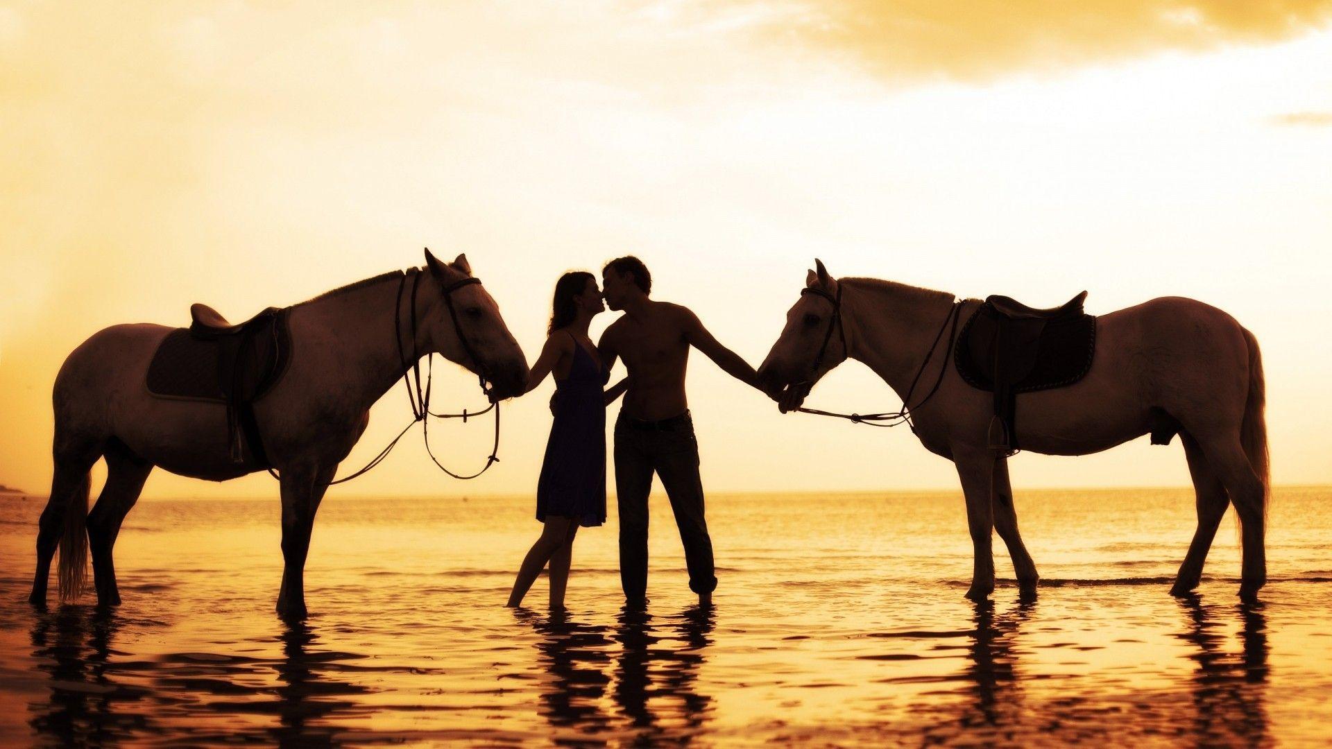 1920x1080 Horse Valentine Wallpaper