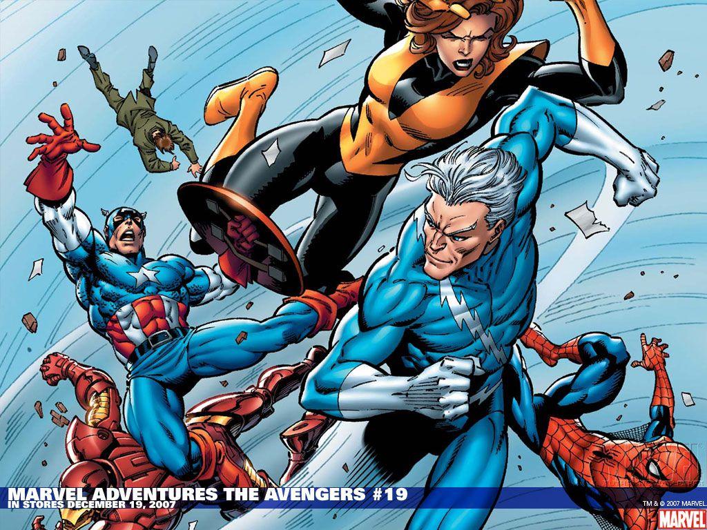 1024x768 MARVEL ADVENTURES THE AVENGERS wallpaper Art Community