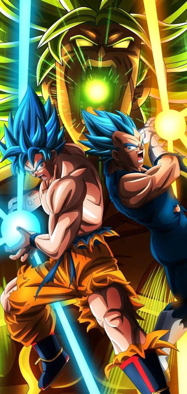 638x1346 Vegeta & Goku. Anime dragon