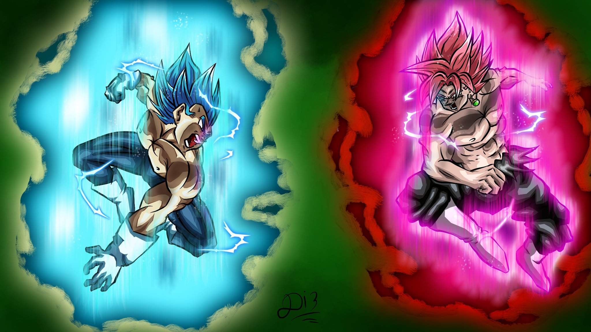 Vegeta Vs Goku Black Wallpapers - Top Free Vegeta Vs Goku Black ...