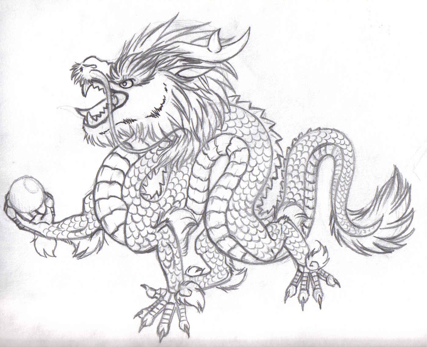 1400x1140 Chinese Oriental Dragon