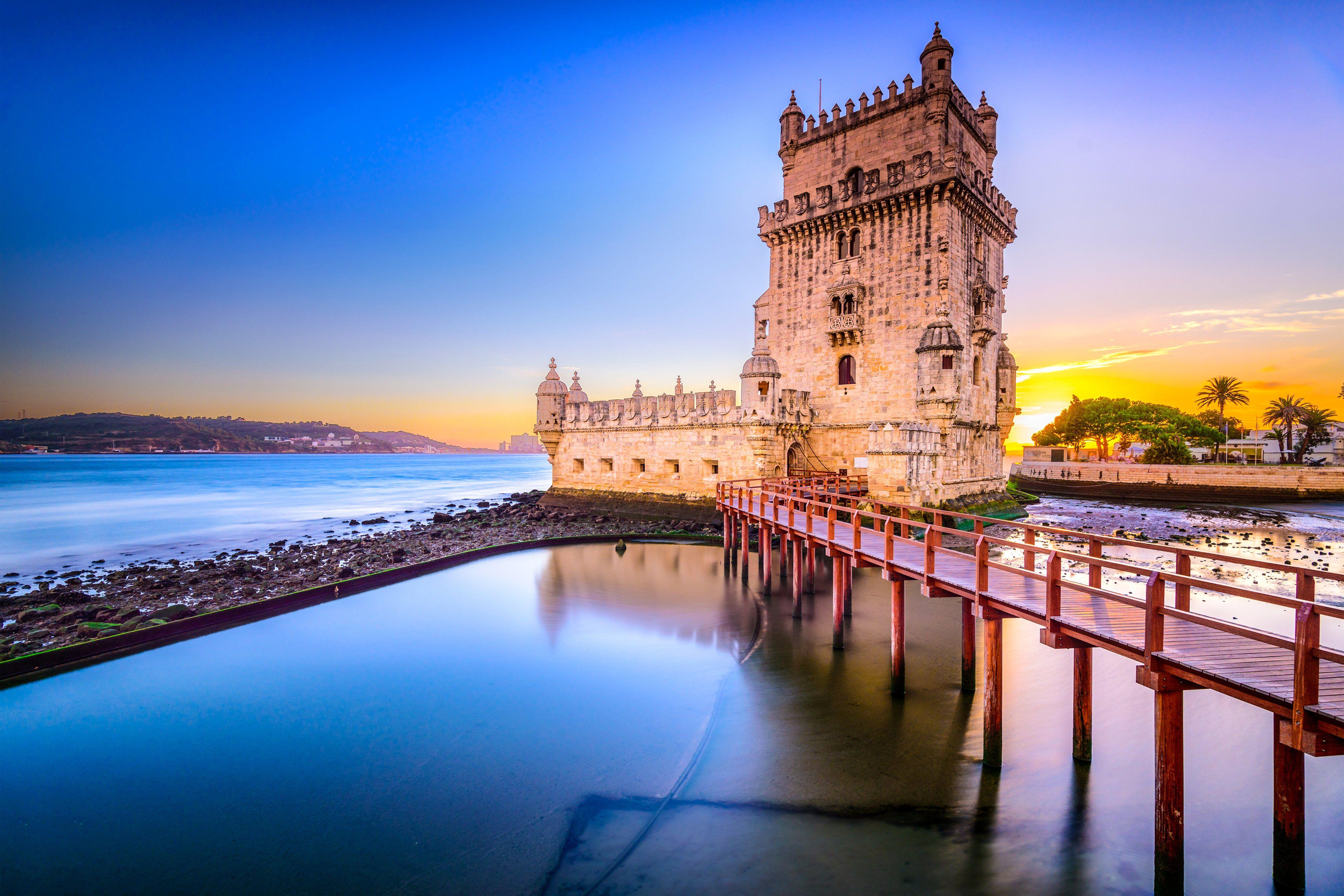 4500x3000 portugal, Coast, Fortress, Belem, Tower, Lisbon, Cities Wallpaper