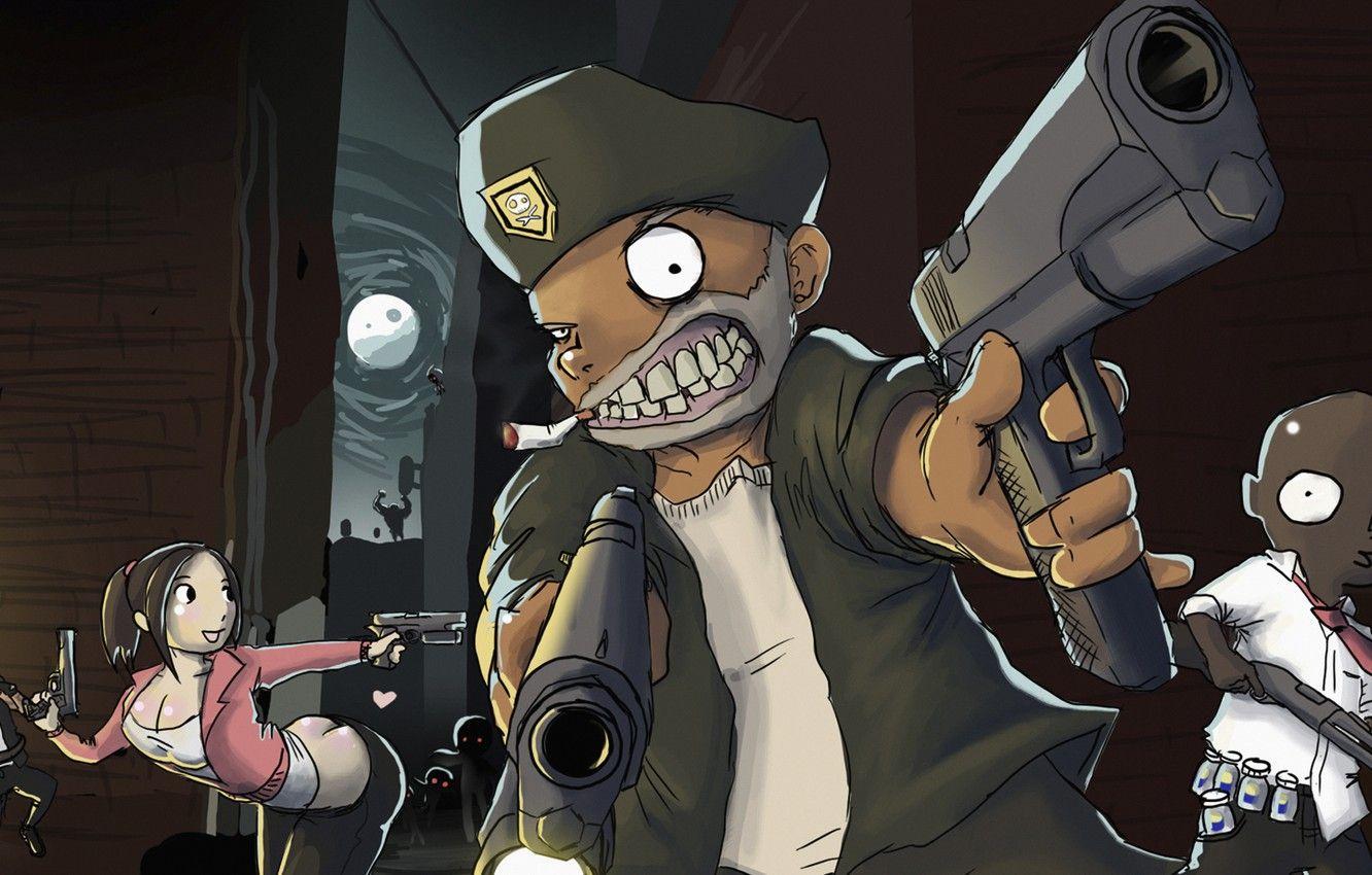 1332x850 Wallpaper the game, zombies, survival, valve, left 4 dead, source