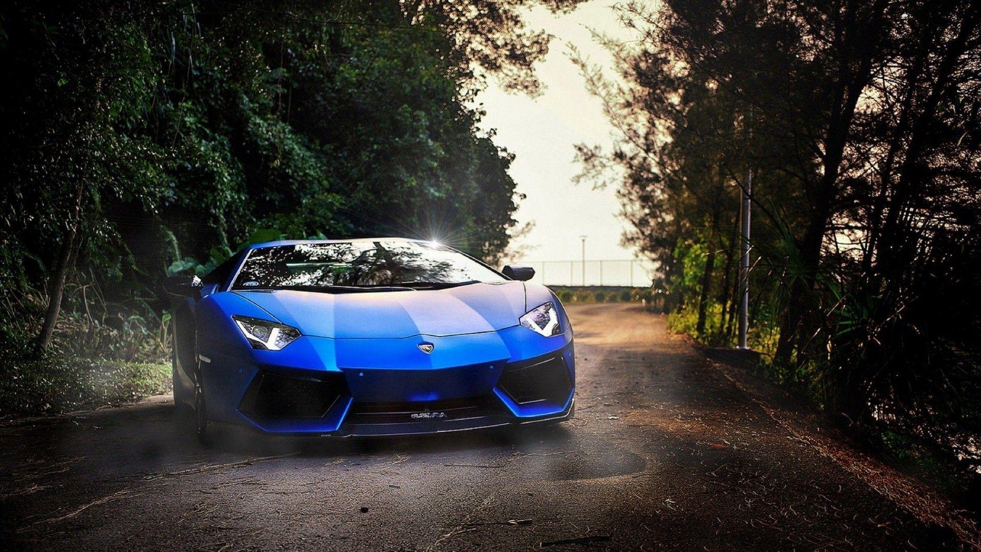1920x1080 Download Blue Lamborghini Wallpaper High Quality For Widescreen