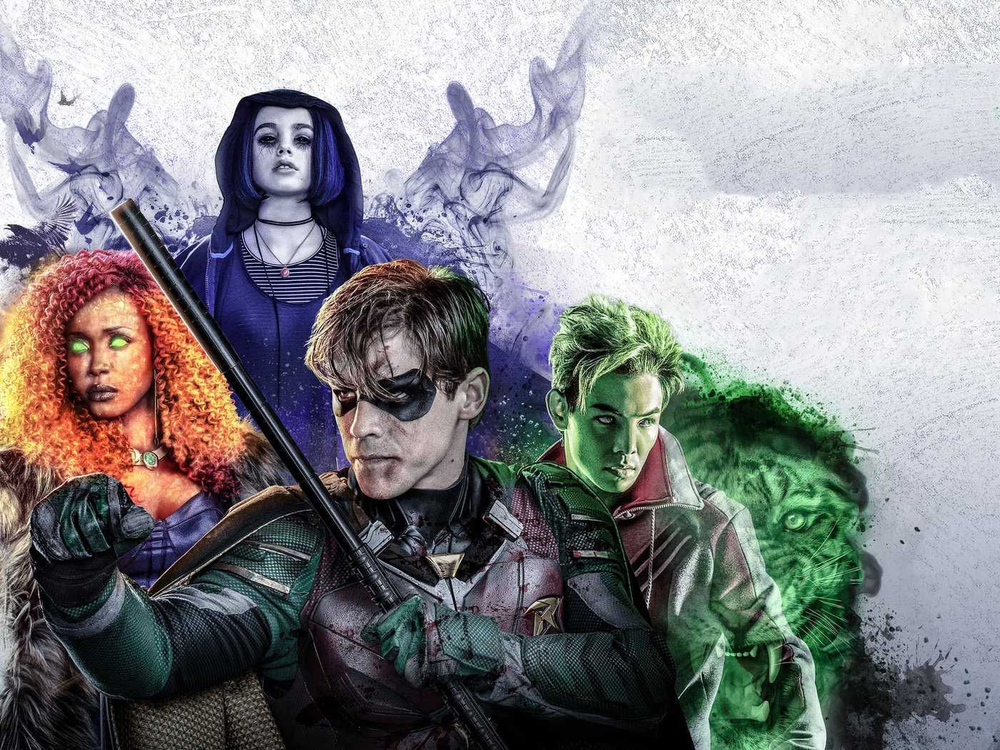 1400x1050 Titans Poster 4K HD Wallpaper (1400x1050)