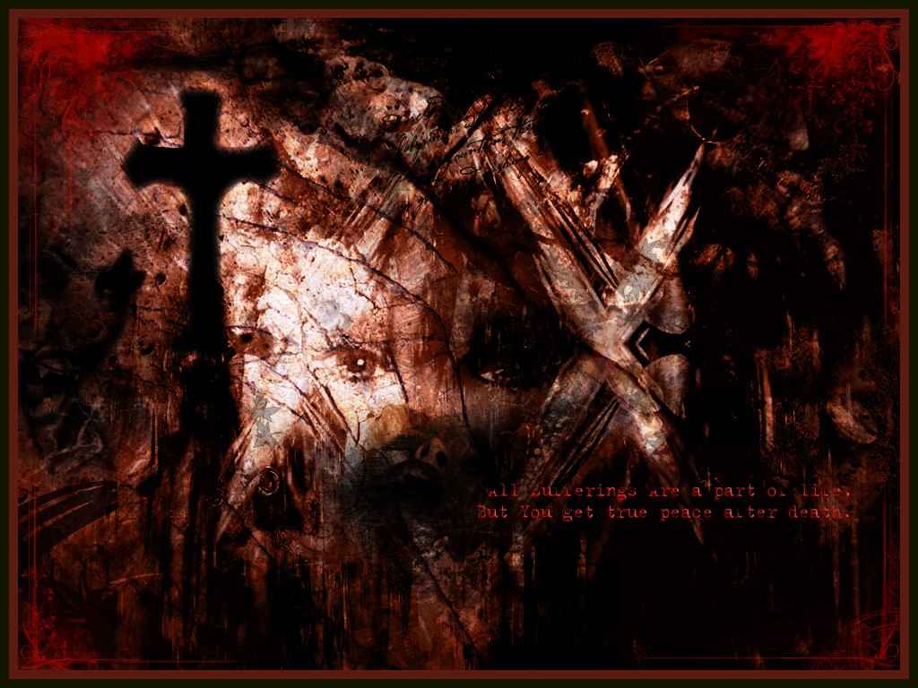 1024x768 Ghost Gothic Skull Wallpaper For Desktop Background