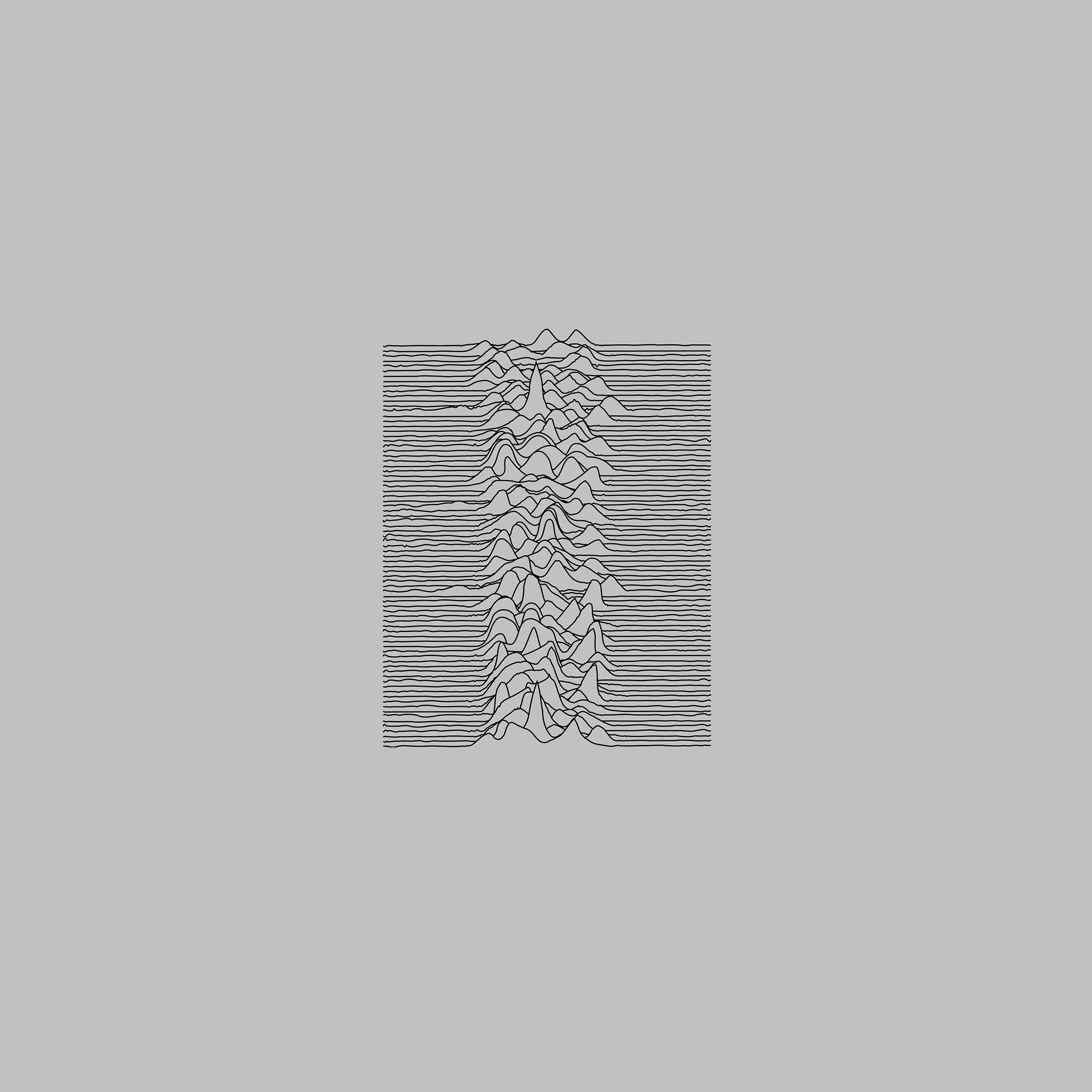 2732x2732 Joy Division Unknown Pleasures White Art Minimal Wallpaper