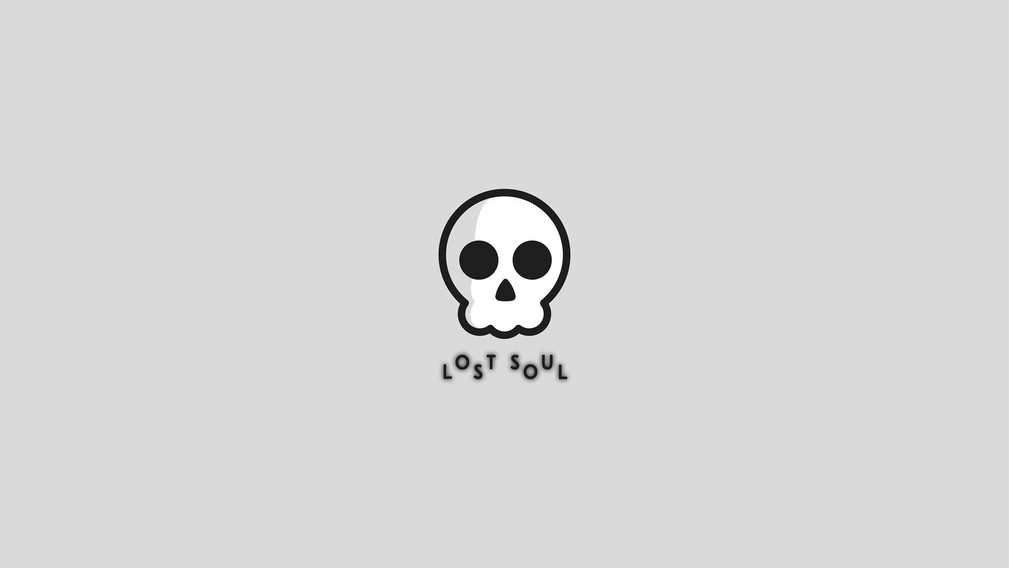 2048x1152 Lost Soul White Background Minimal 4k 2048x1152
