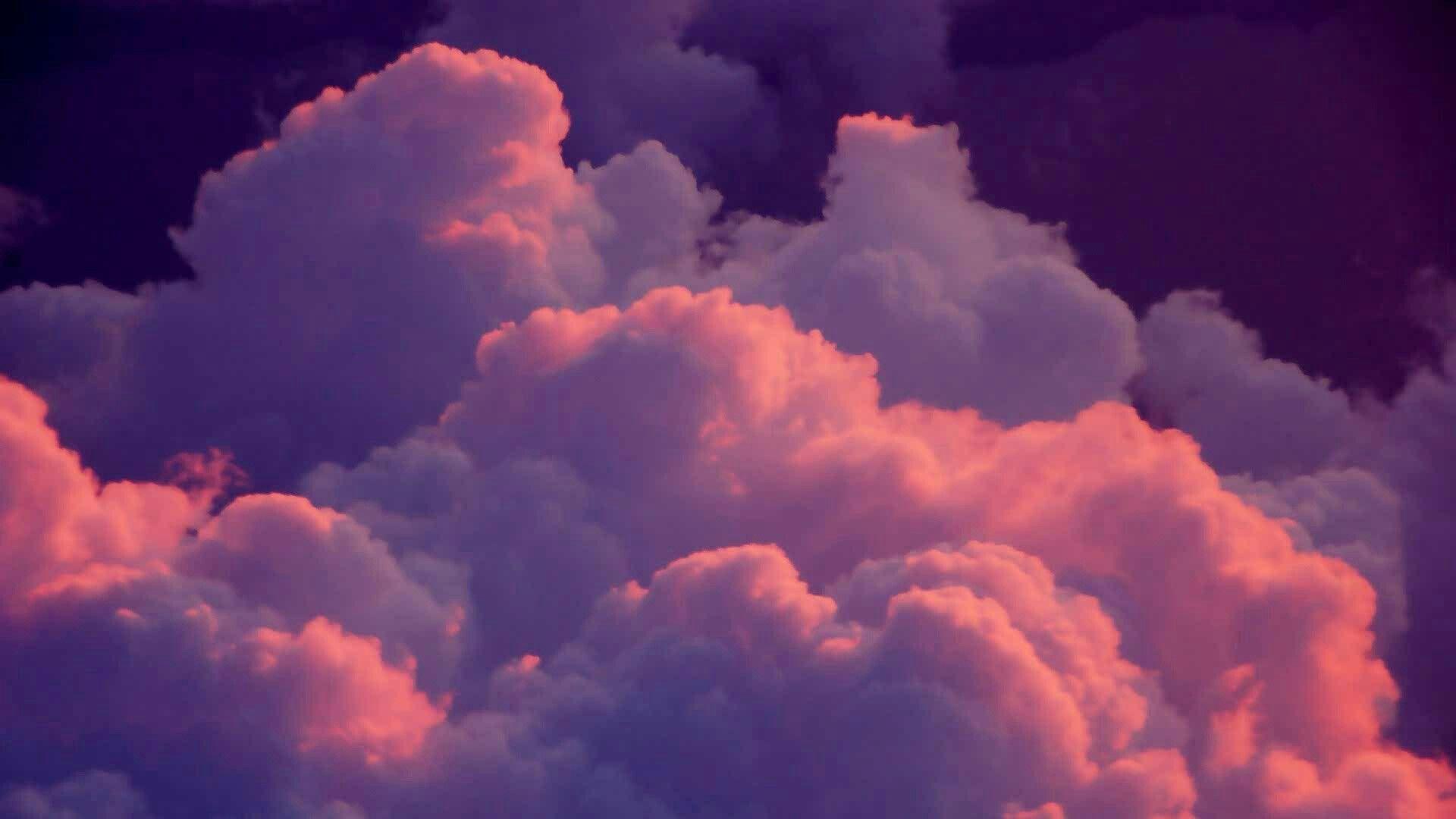 Aesthetic Pastel Clouds Desktop Wallpaper Hd - bmp-point