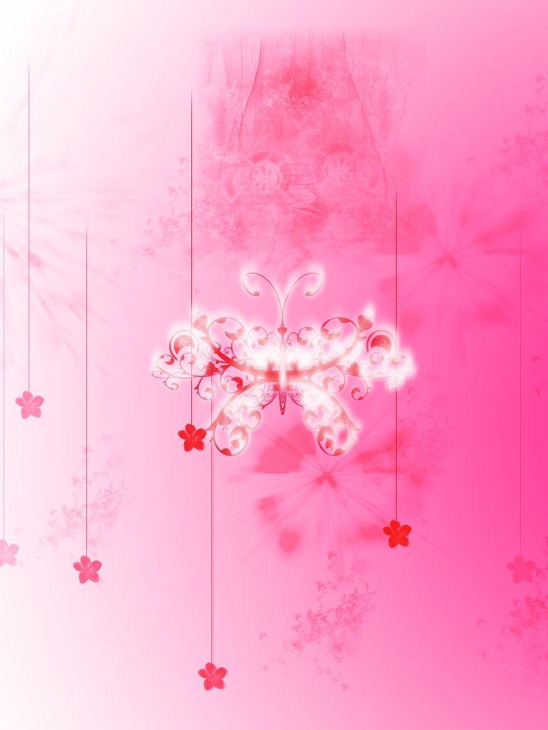 768x1024 Free download HD wallpaper Beautiful Pink Wallpaper By Ralphsheep
