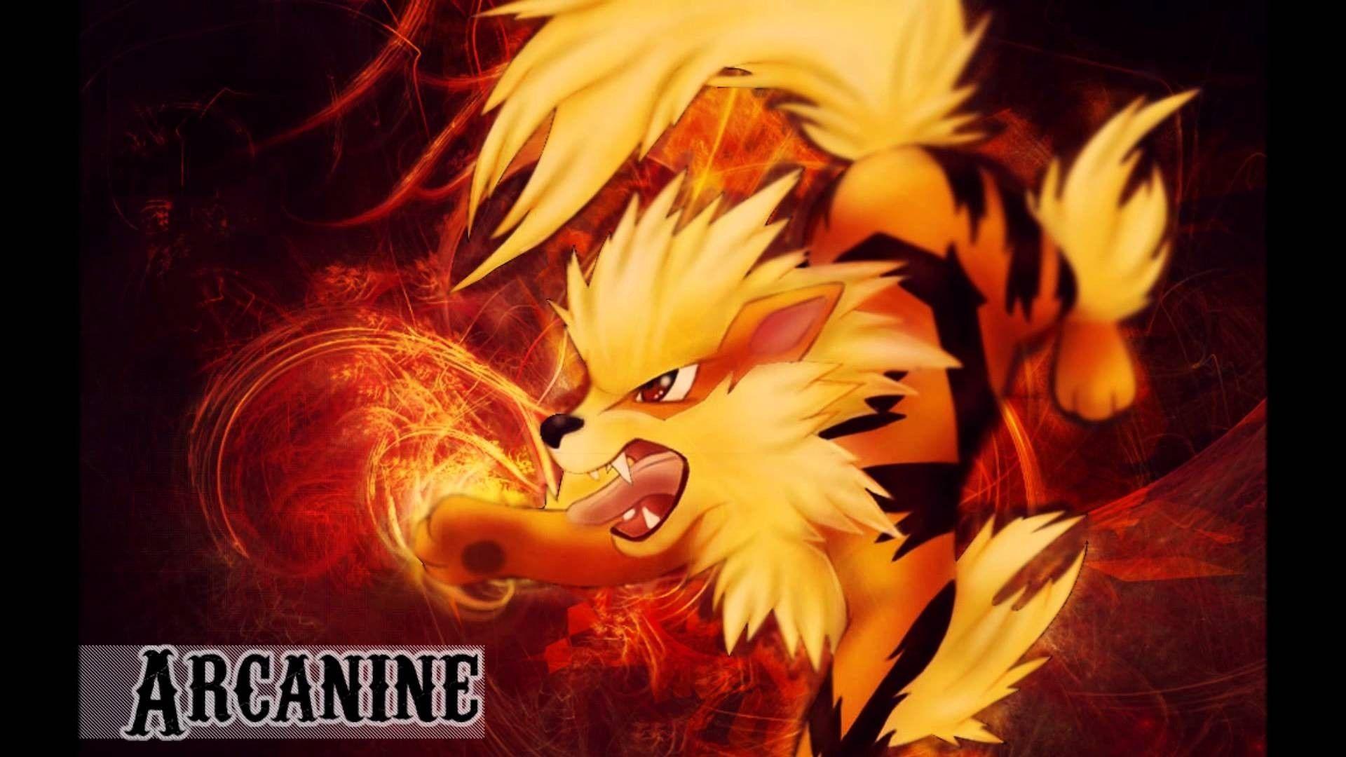 1920x1080 Arcanine Wallpaper