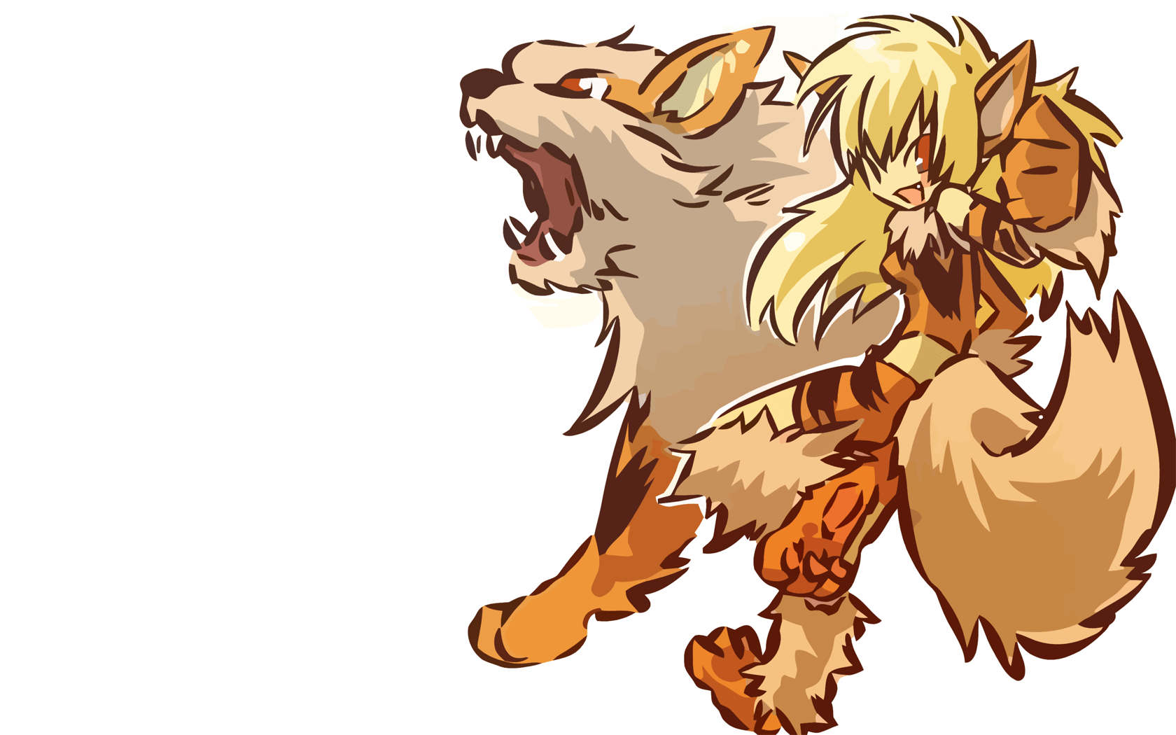 1680x1050 Arcanine Wallpaper Walldevil - วา รูป การ์ตูน สิงโต