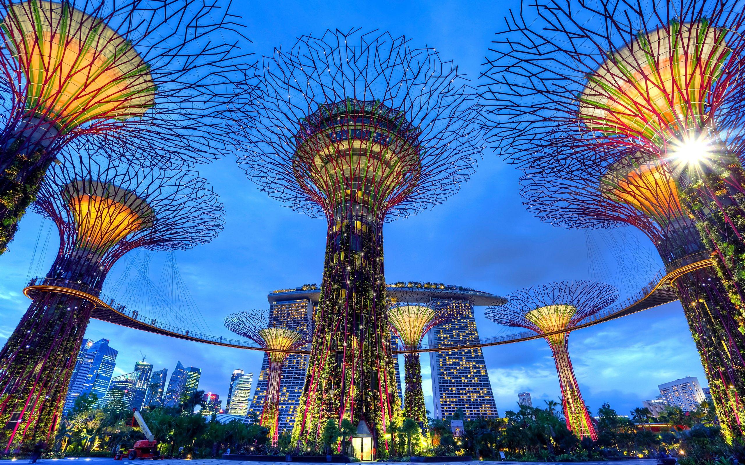 2560x1600 Free 4K Singapore Wallpaper Image For Download