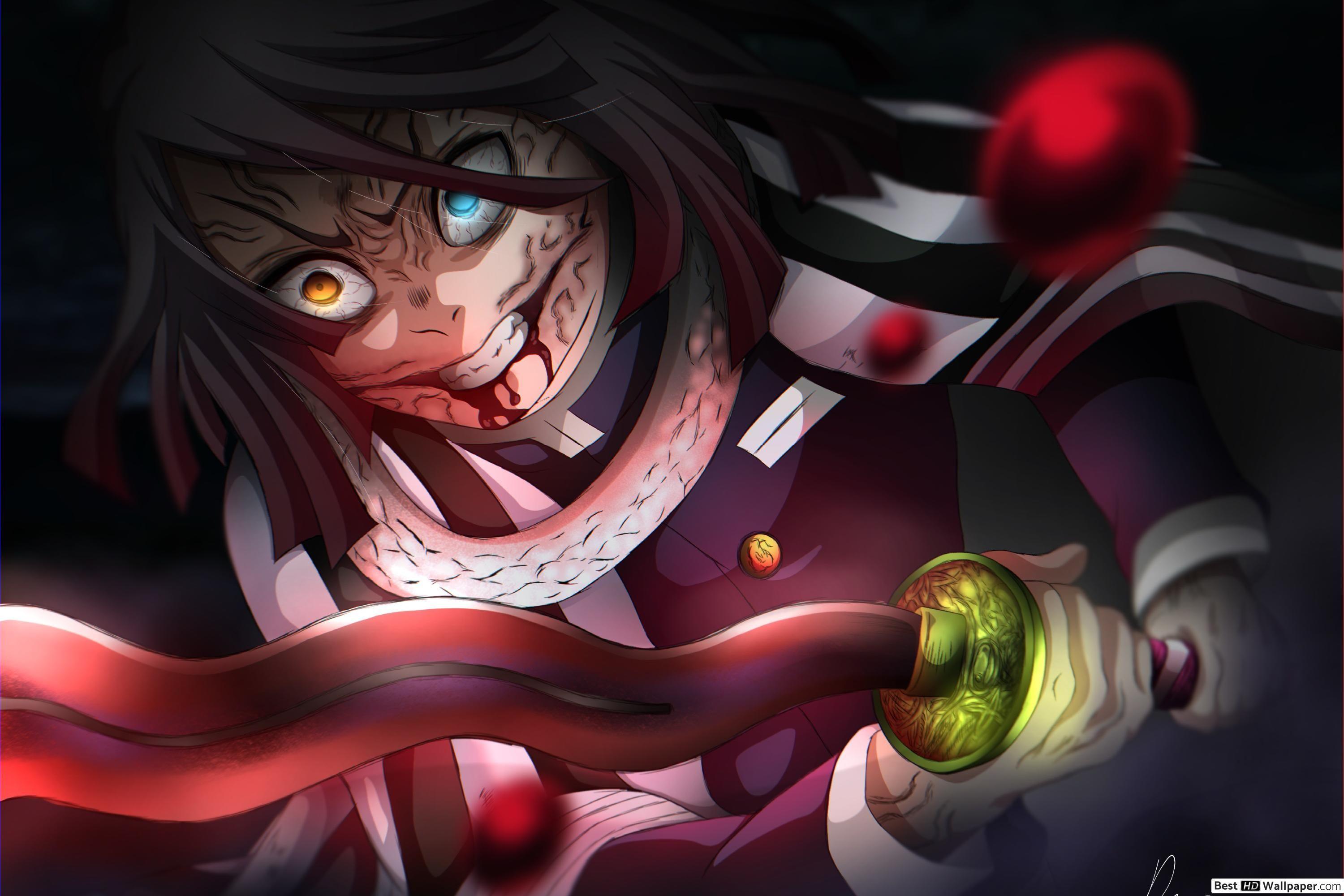 3000x2000 Demon slayer pillar Obanai Iguro HD wallpaper download