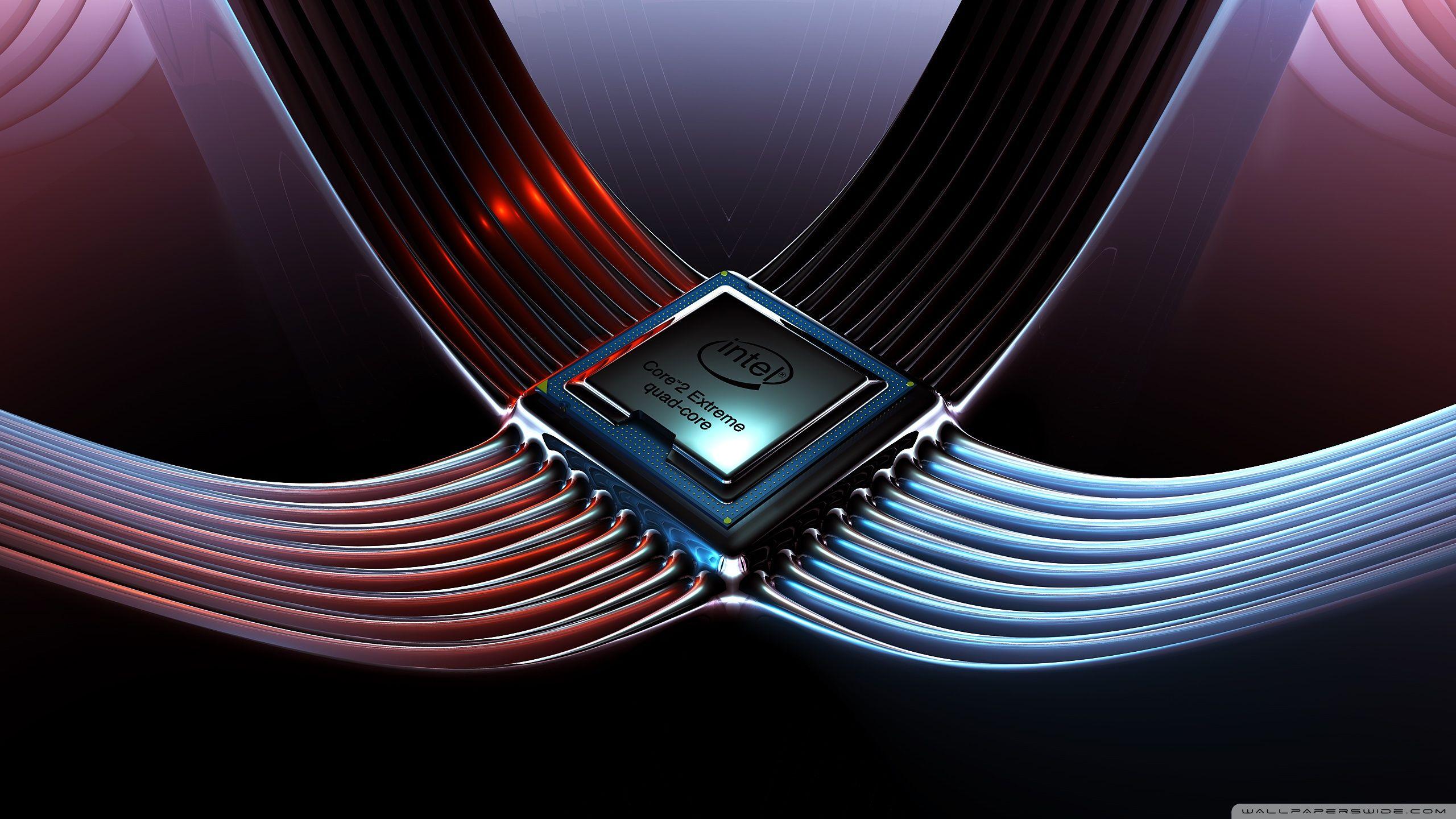 2560x1440 Intel Core 2 Extreme Quad Core Ultra HD Desktop Background