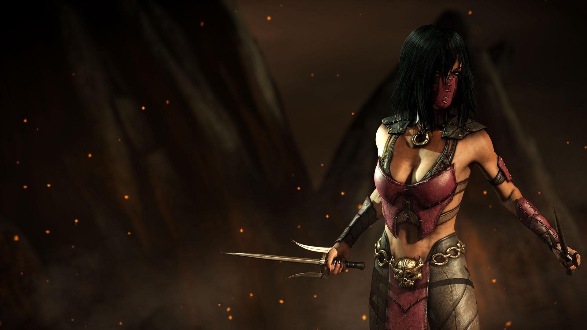 1920x1080 Mortal Kombat X Mileena Wallpaper