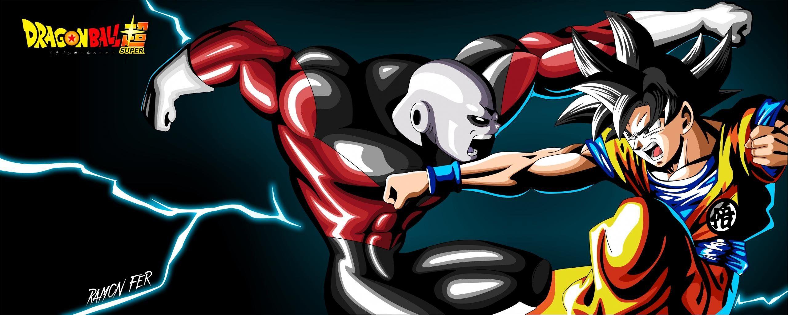 2560x1024 High Resolution Dragon Ball Super Dual Monitor Wallpaper