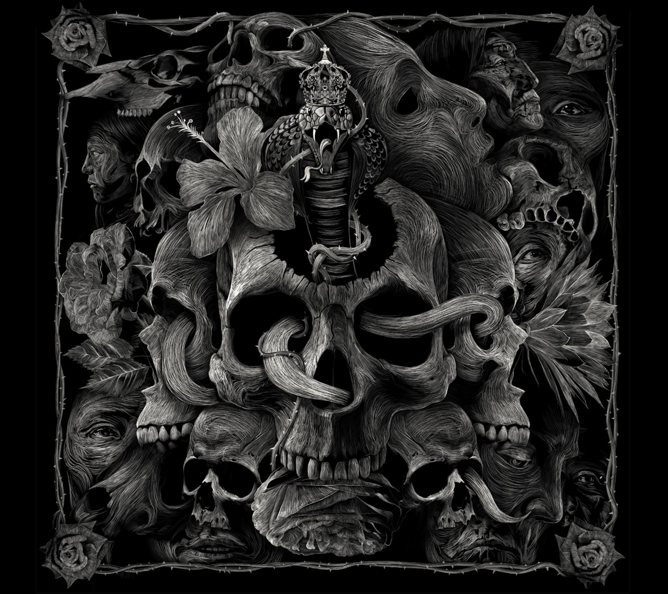 2160x1920 cobra snake skull image to see more best of #skull