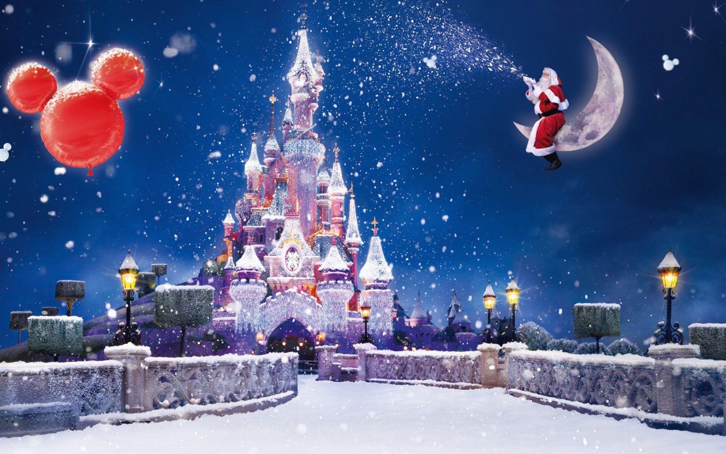 2880x1800 Merry Christmas Night Wallpaper