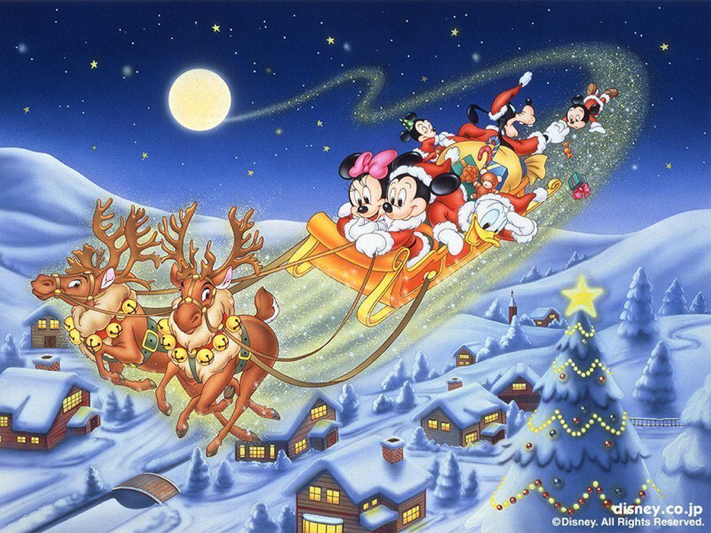 1024x768 Disney Christmas Wallpaper Free