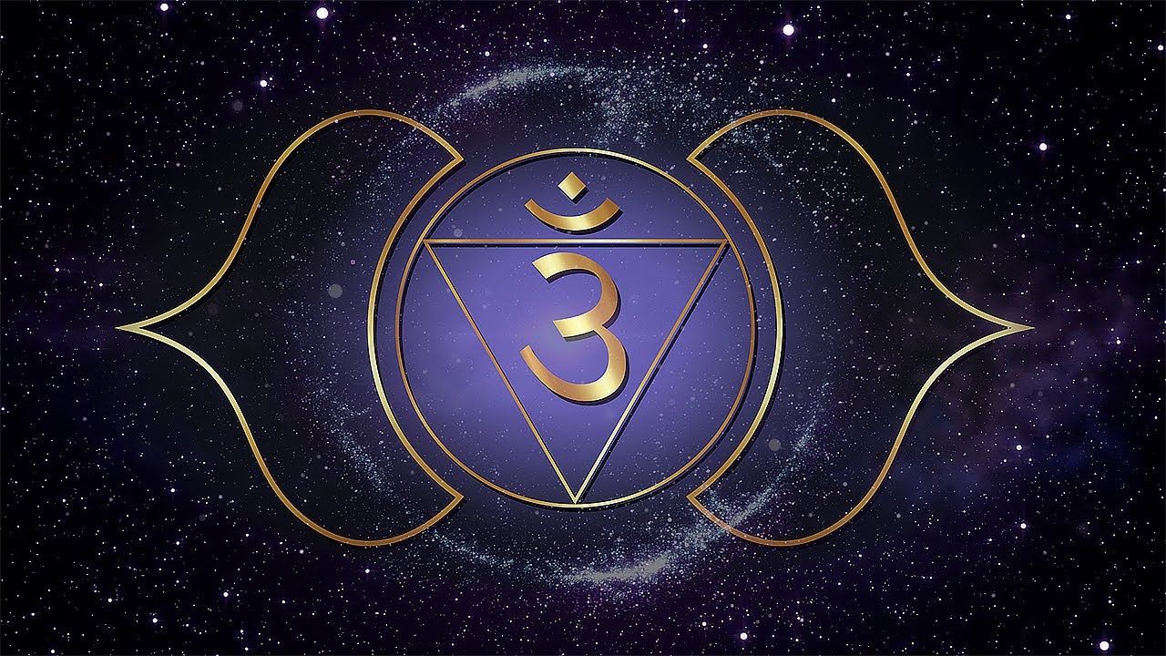 1280x720 Third Eye Chakra Cosmic Energy, Open Third Eye, Pineal Gland Activation, 3rd Eye Meditation, Chakra